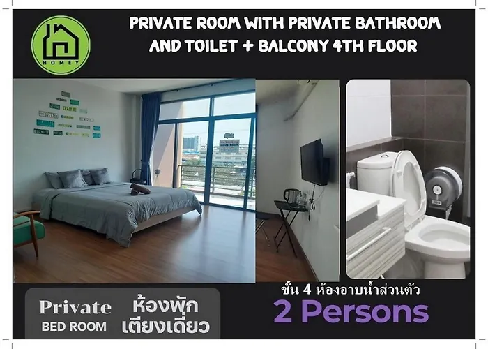 Homey-sleepy Don Mueang Airport بيت شباب